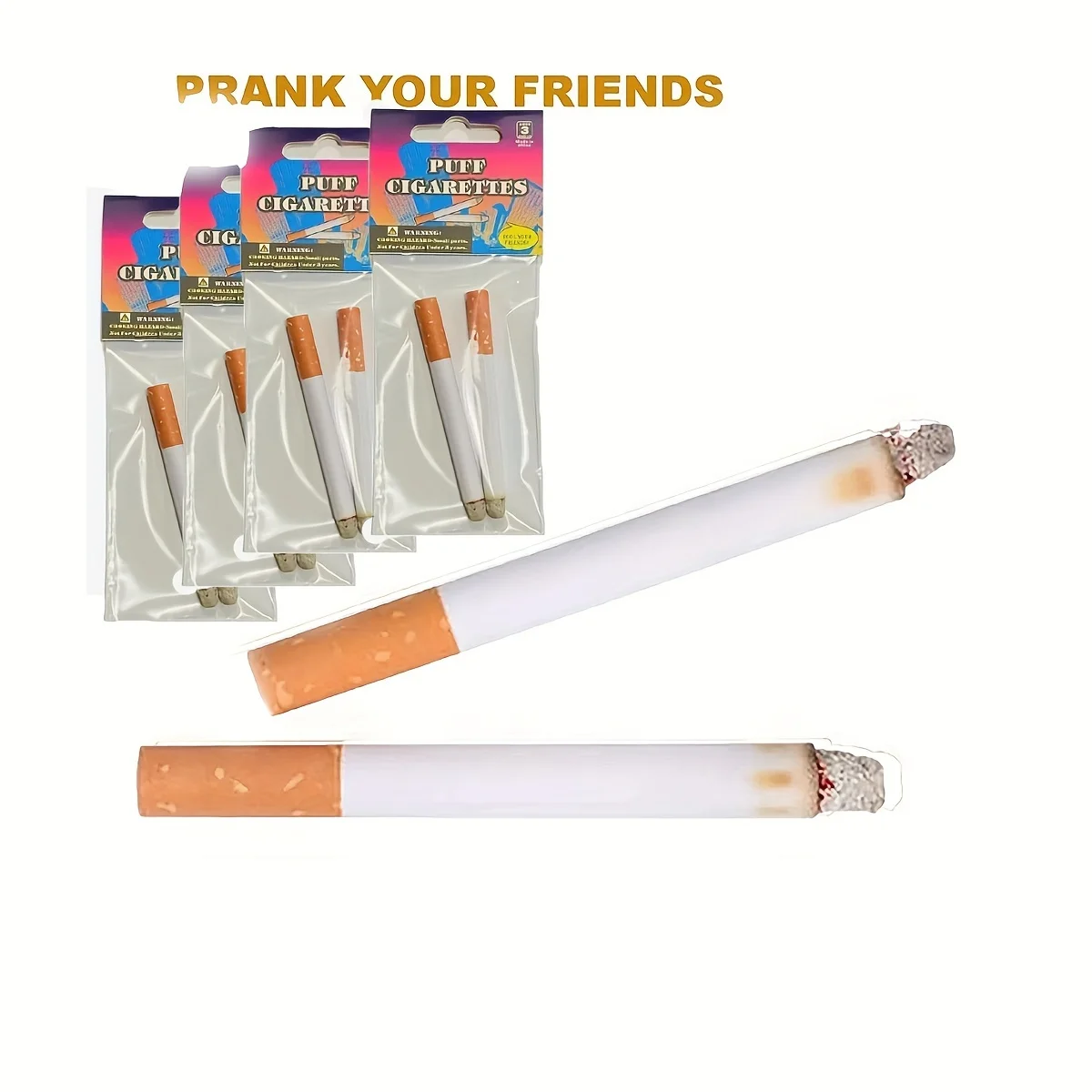 

Prank fake cigarettes with realistic smoke, realistic model fake cigarette toys, realistic prop cigarettes, short video shooting