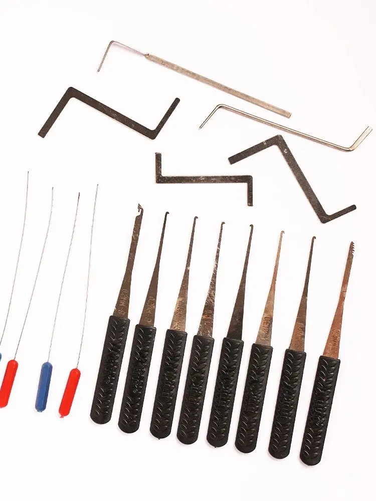 Locksmith Broken Key Remove Tool Lock Pick Padlock Repair Tools Kit Door Opener Unlocking Tool Tension Wrench Lock Hardware