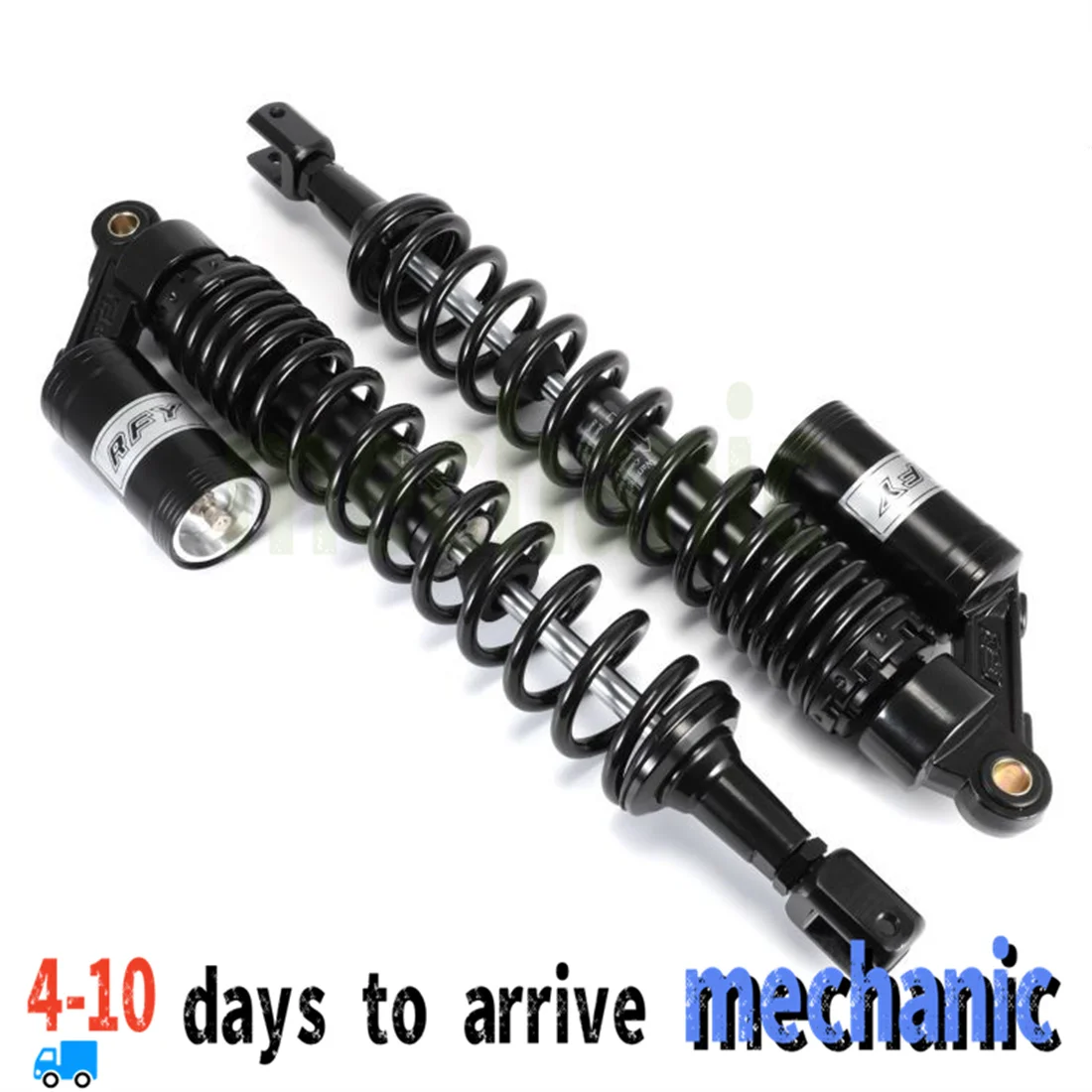 

For RFY new 455m hole spacing U-shaped motorcycle 8mm spring off-road ATV hydraulic damping rear shock absorber