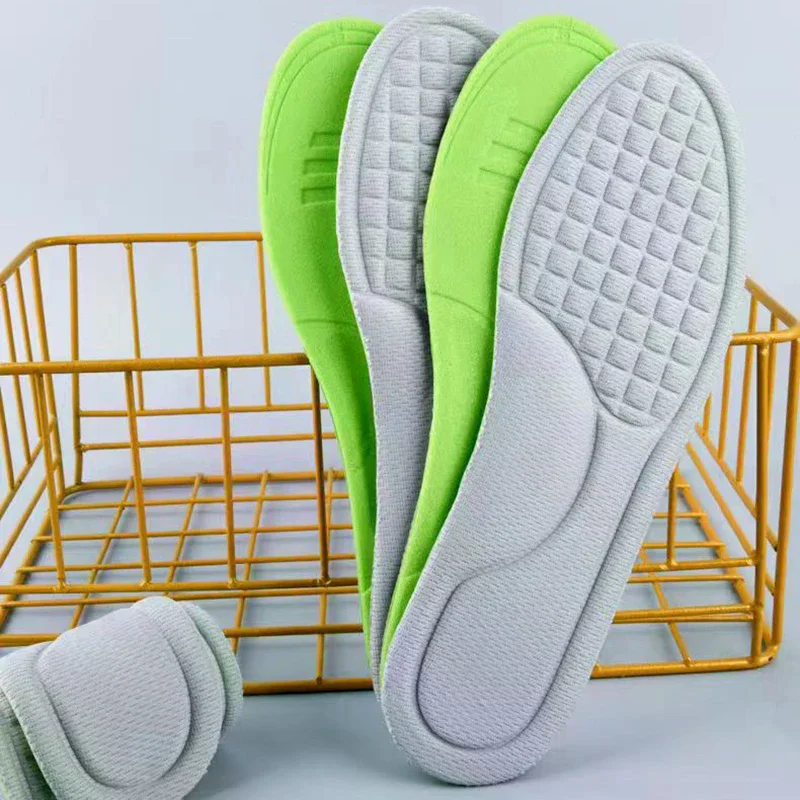 "نعال داخلية من إسفنج الذاكرة للجنسين، مثالية للأحذية الرياضية، تمتص العرق، ويزيل الروائح الكريهة، ويوفر راحة العظام، 2 في كل عبوة"