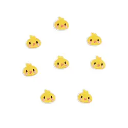 10pcs Iron On Little Duck Patches Embroidery Iron On Clothes Stickers DIY Patch Jeans Backpacks Jackets Badge Sewing Appliques