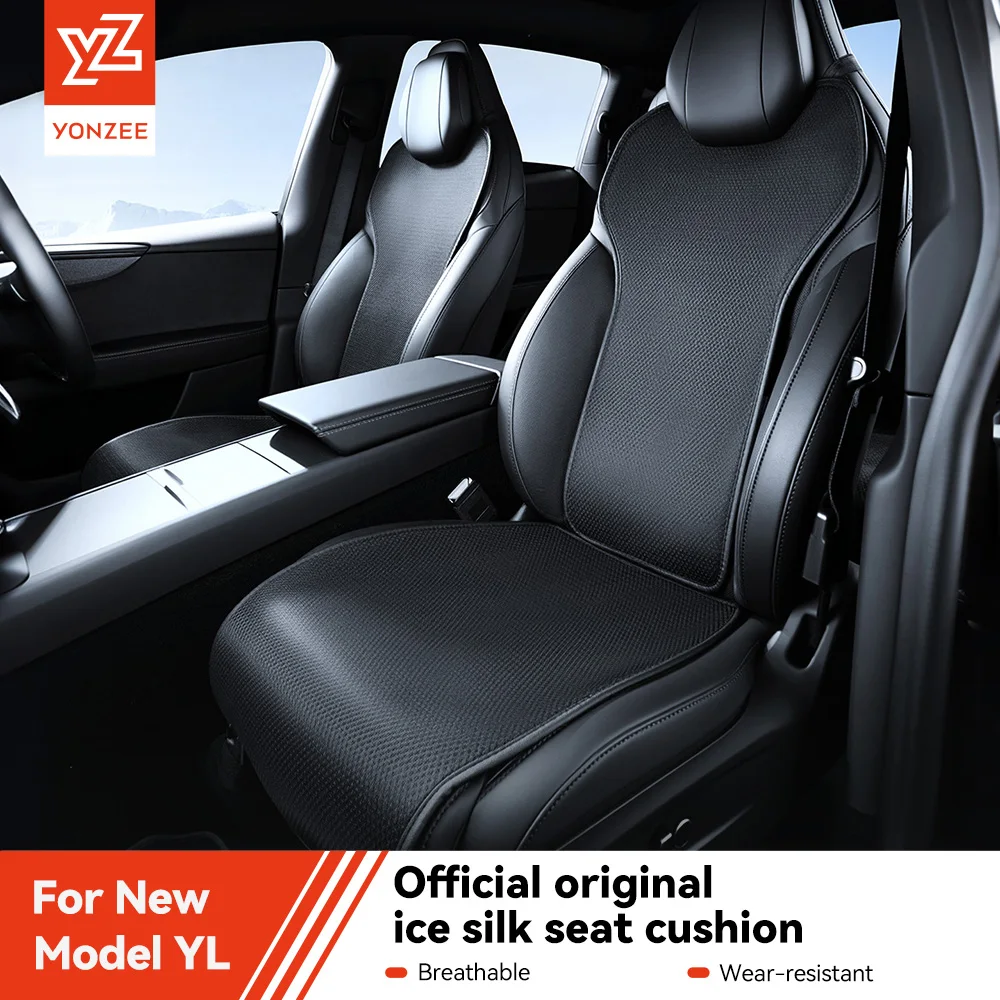 

YZ for Tesla Model YL 6-Seater Car Seat Cover Cushion Comfort Anti-Slip Cooling Backrest Cushion Seat Pad Car Accessories 2026