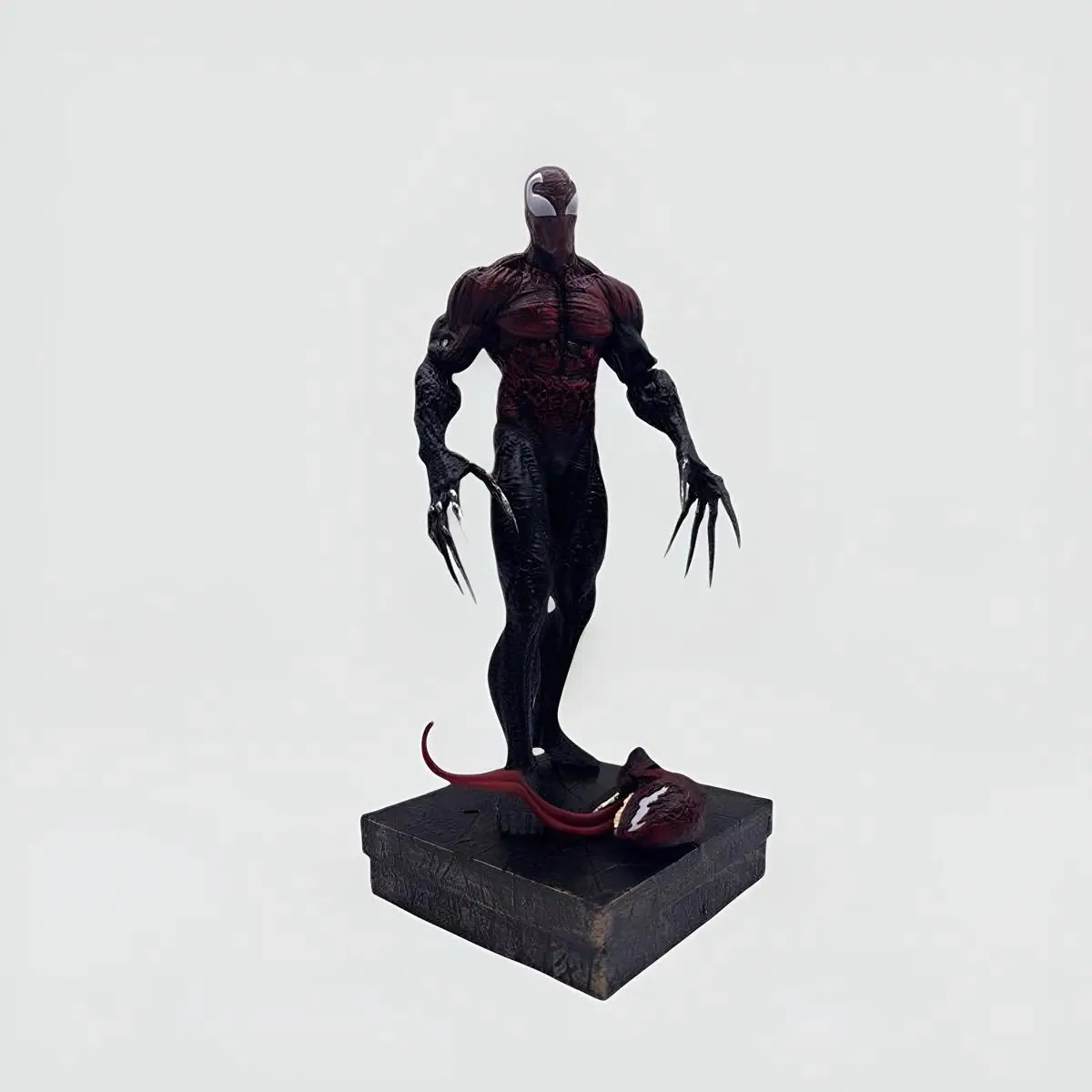 30cm New Spider-Man Toxin Action Figure Animation Peripherals Figure Pvc Model Ornaments Collection Desktop Display Gift Toy