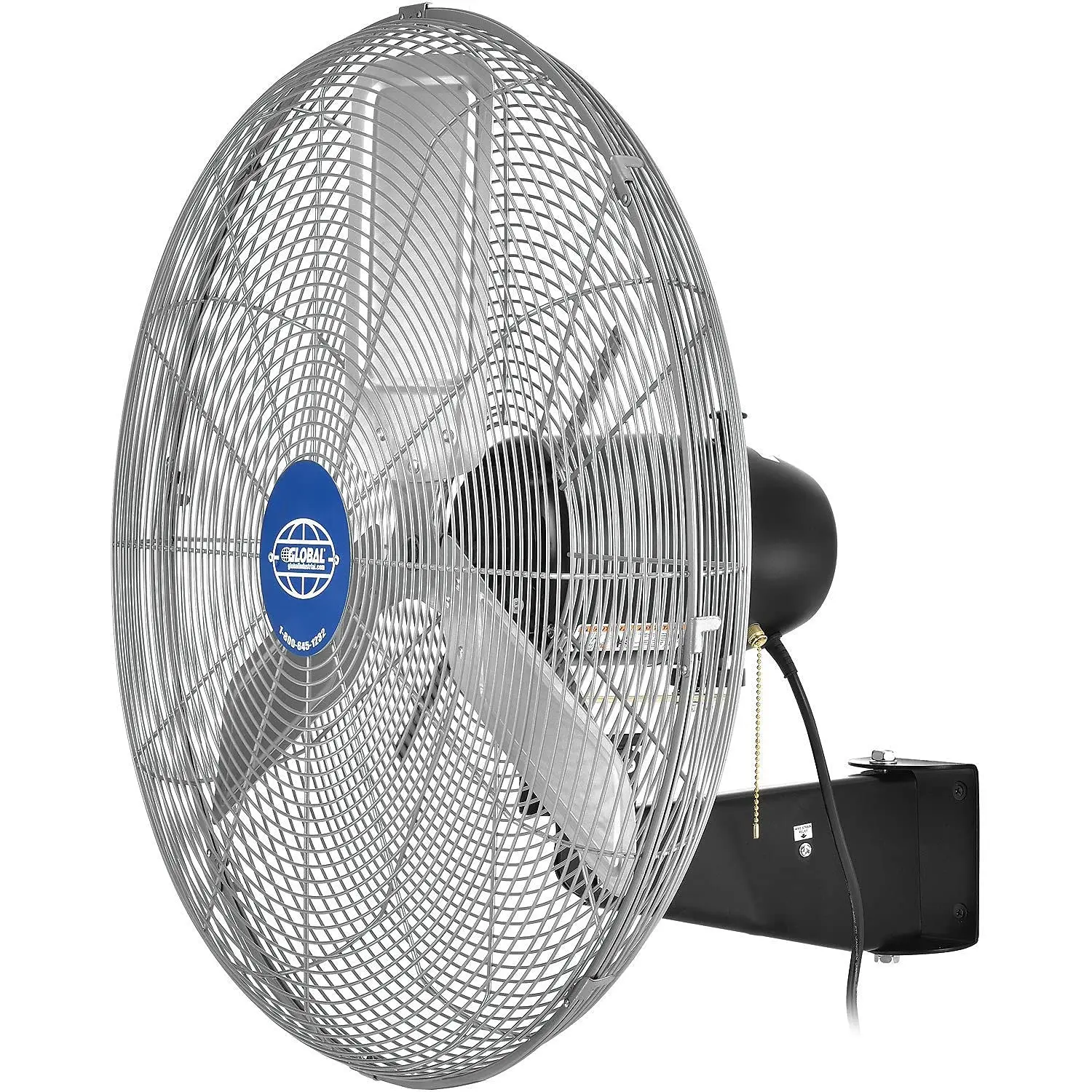 Deluxe Oscillating Wall Mount Fan, 24