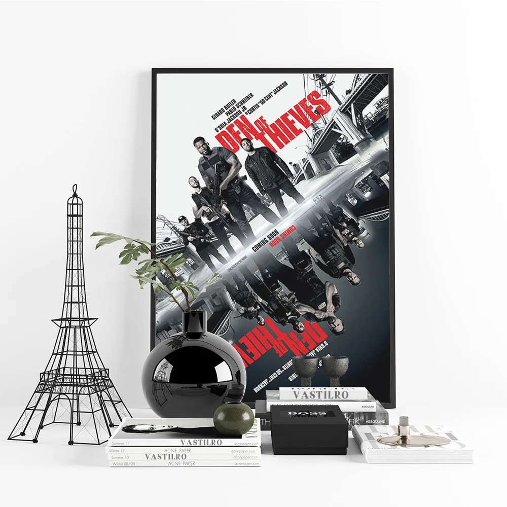Den Of Thieves American Action Heist Film Poster Modern Movie Print Art Canvas Painting Video Room Cinema Decor Wall Picture