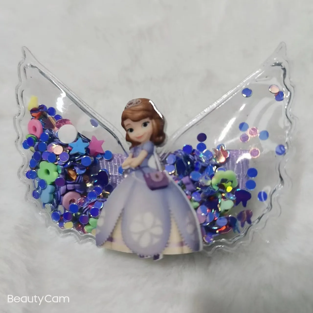 Disney Frozen Princess Hairpin Anime Figures Elsa Children\'s Hairpin Toys Kawaii Girls Hair Clip Hair Accessories Kids Gifts