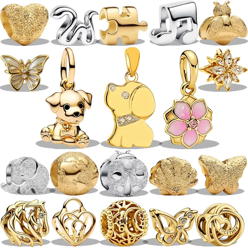 

Оригинальные бусины-шармы: мини-шармы в виде музыкальных нот, мини-шармы в виде змейки и текстурированные мини-шармы в виде божьей коровки, подходят для подвесок и браслетов, женские украшения, подарок