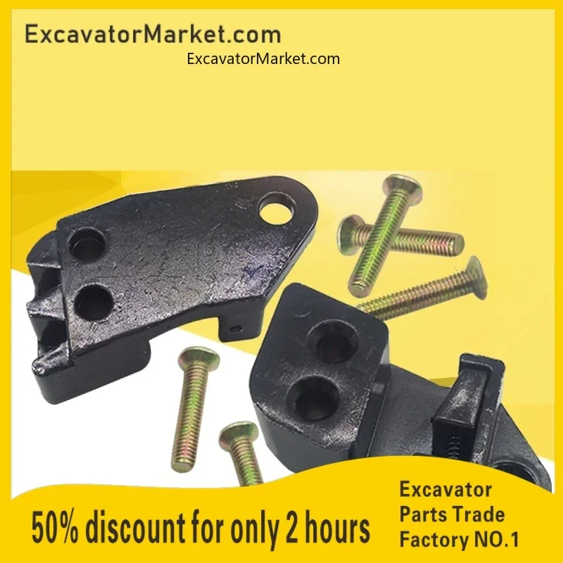 For CATERPILLAR CAT 70B 120B 200B Excavator Cab door lock Door lock bumper lock block Excavator accessories For excavator