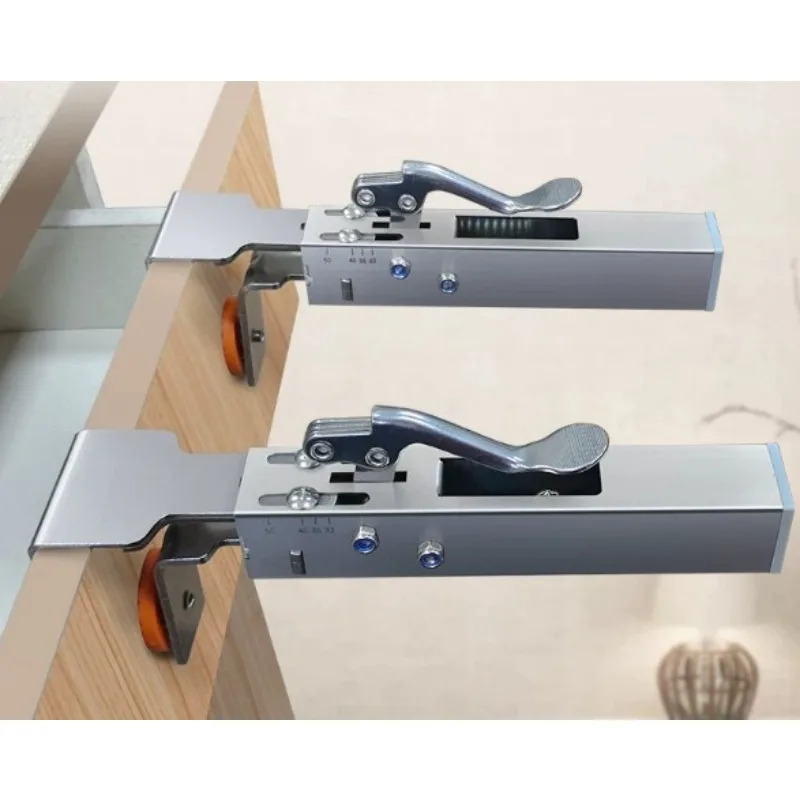 Push Style Drawer Mount Clamp No Handle Quick Fix Cabinet Drawer Installation Hardware