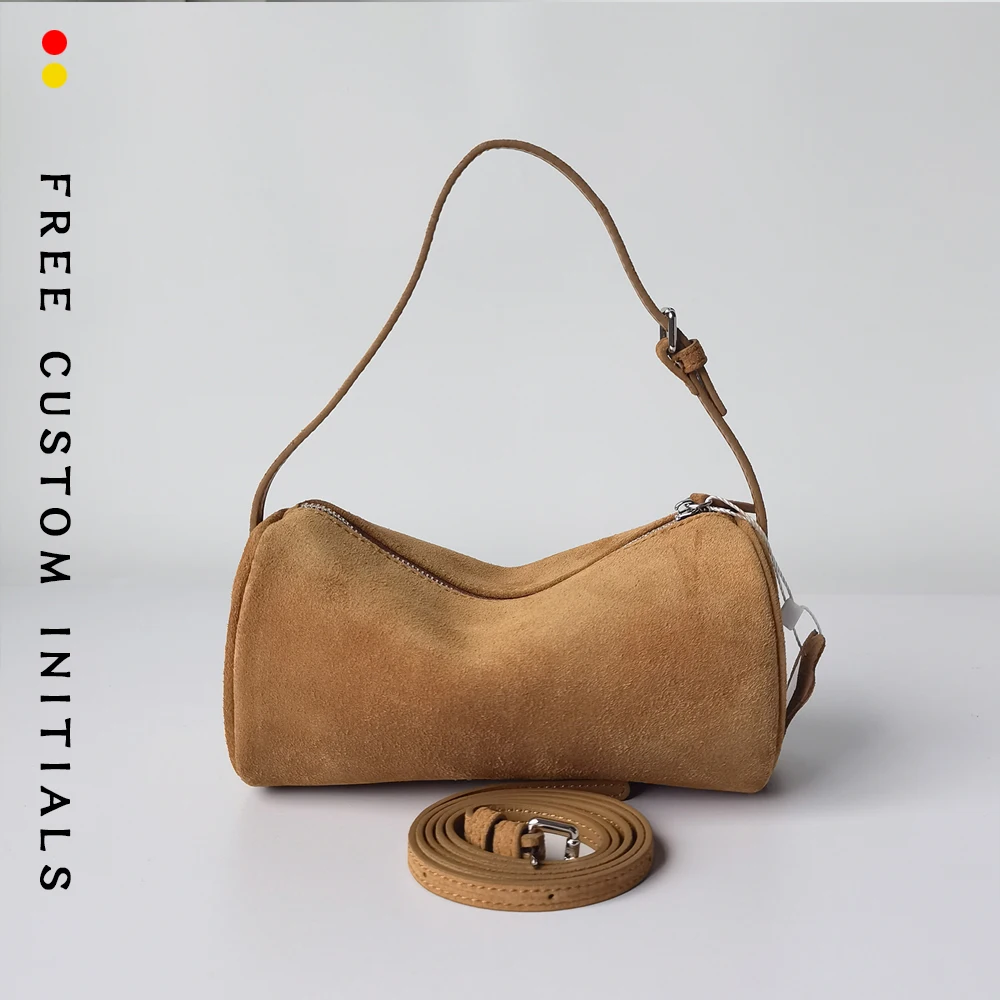 

Matte Cowhide Autumn Winter Premium Leather Womens Shoulder Bag Simple Texture Underarm Purse New Trend Versatile Handheld Bag