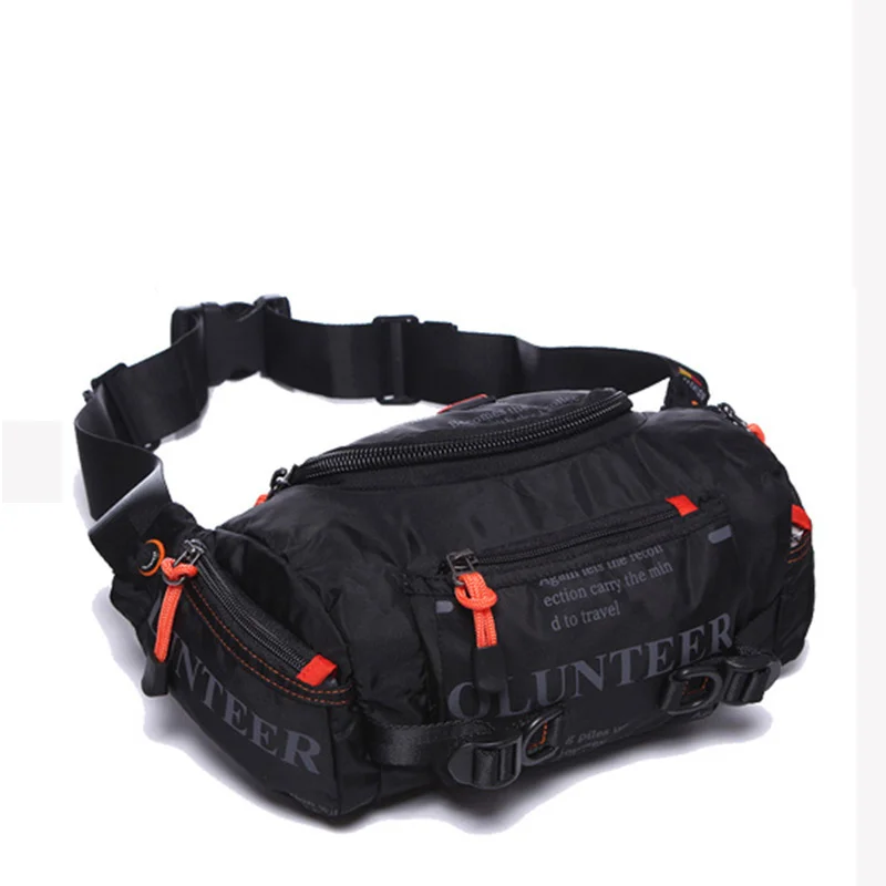 Impermeável Oxford Fanny Pack para homens, bolsa mensageiro de ombro, grande capacidade, viagem, bum sling, cintura torácica, cinto masculino, qualidade superior