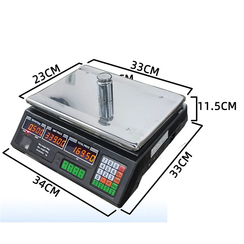 Electronic Price Weight Scale 40kg Accuracy 2G Standard Version English Button Electronic Scale Product