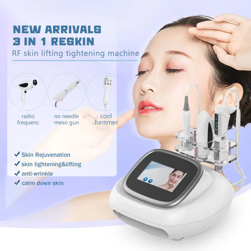 

Home Use Beauty Equipment RF Skin Tightening Skin Cooler Face Lifting Mesotherapy Skin Rejuvenation Beauty Machine