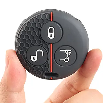TPU výklopný kryt na klíče od auta pro Renault Fluence, Clio, Megane, Kangoo, Lacia, LADA Largus, Kalina, Granta, Vesta, X-Ray, Benz Smart Fortwo 10 nejlepší prodej Kryt klíče Smart Fortwo - №7