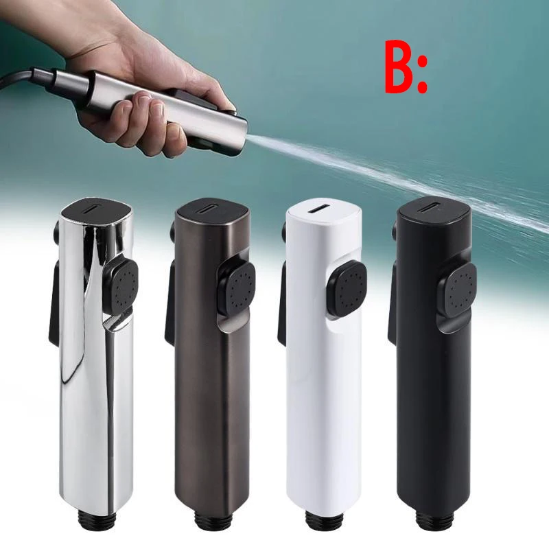 1PC Toilet Douche Bidet Head Handheld Spray For Sanitary Shattaf Shower Bathroom ABS Faucet Bidet Water Leakage Parts view 2