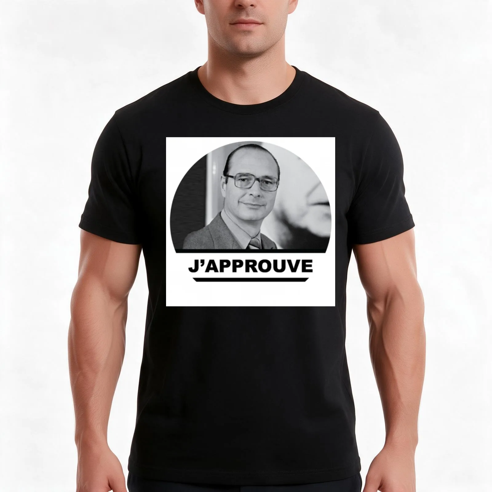 Jacques Chirac I agree french swag T-Shirt Summer Casual Cotton Tee Oversized Streetwear Tops Vintage Graphic Print