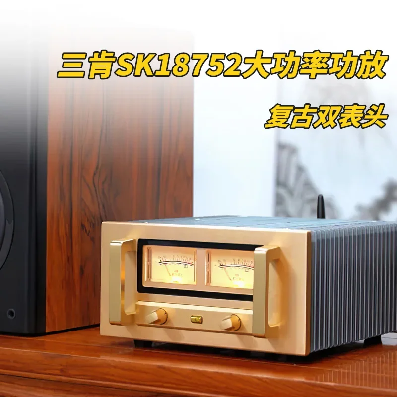 

BRZHIFI High Power HIFI Amplifier Original SK18752 Dual Parallel Professional High Fidelity Audio Bluetooth 5.0