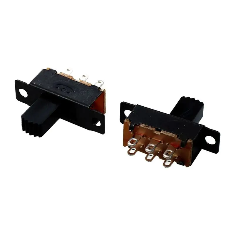 AB11-30 Pcs 6 Pins 2 Positions DPDT On/On Mini Slide Switch