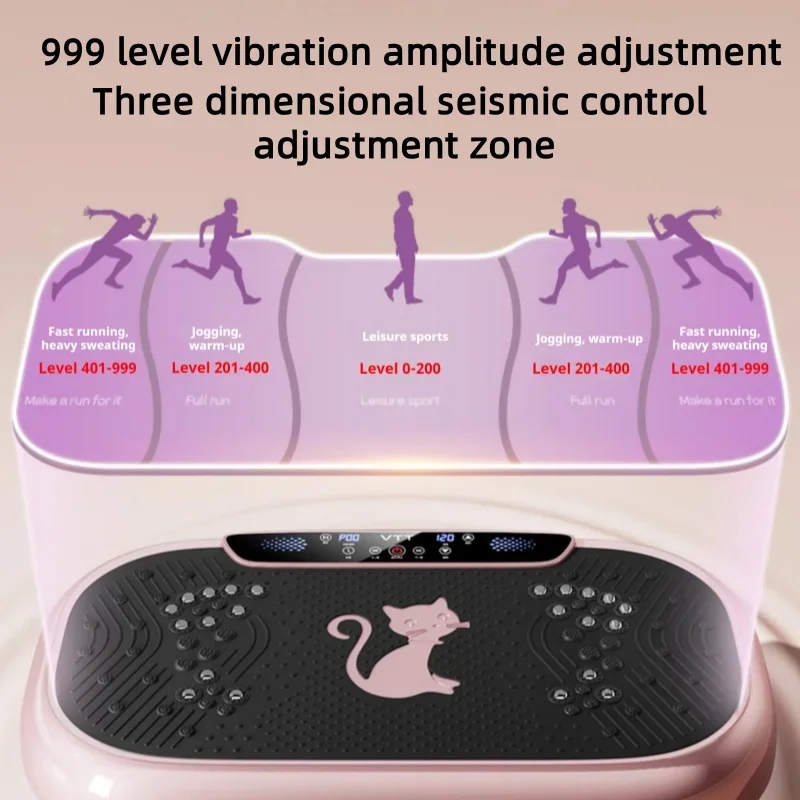 

Машина для встряхивания жира встряхивает все тело для стройного живота и талии. Ритмическая машина для упражнений помогает похудеть. Развлечения.