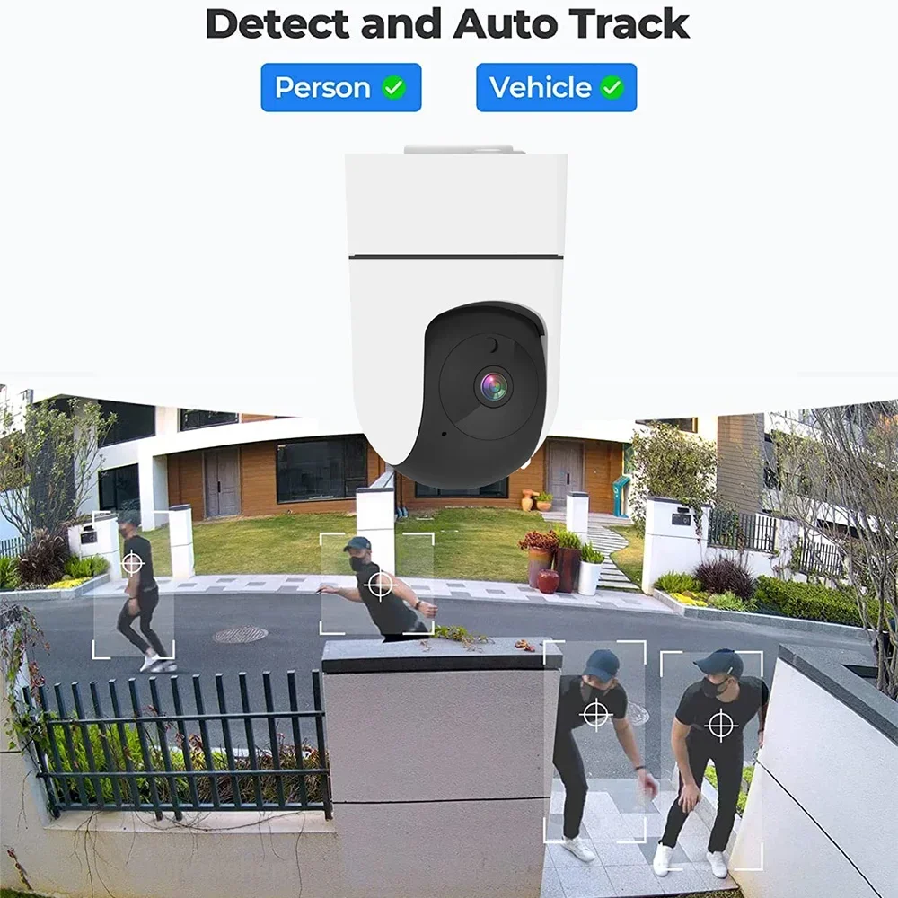 TUYA 6MP Mini Indoor Baby Monitor 1080P Wireless WIFI Video Surveillance 6x digital zoom Auto Tracking Security Protection Alexa