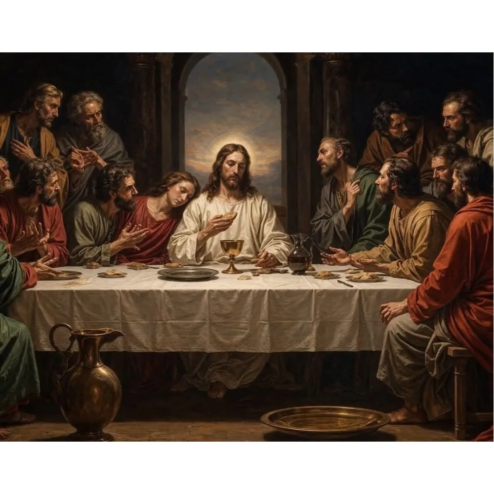 500/1000/1200/2000PCS Puzzle The Last Supper Jigsaw DIY Modern Home Wall Decor Holiday Gifts Suitable for Beginners