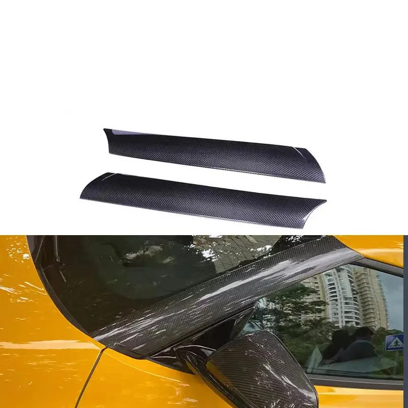 

Real Carbon Fiber Car Front A-pillar Cover A90 A91 MK5 2019 - 2023
