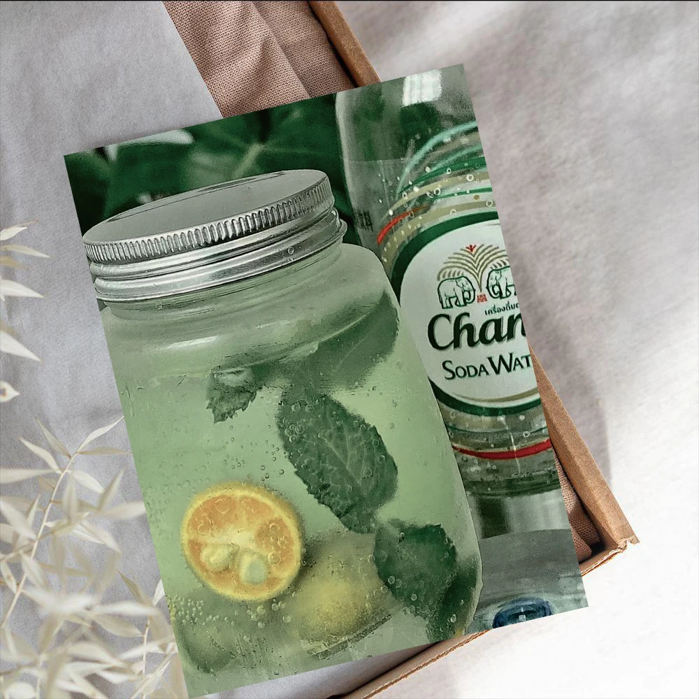 15 PCS Verde Verão Fresco Cartões Postais Interior Quarto Decoração de Parede Adesivos de Parede