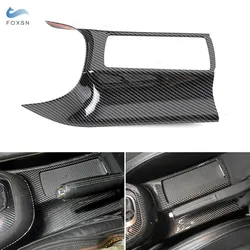 ABS Carbon Fiber Texture Car Control Water Cup Holder Cover Panel Trim Accessories For VW Golf 6 MK6 2008 2009 2010 2011 2012