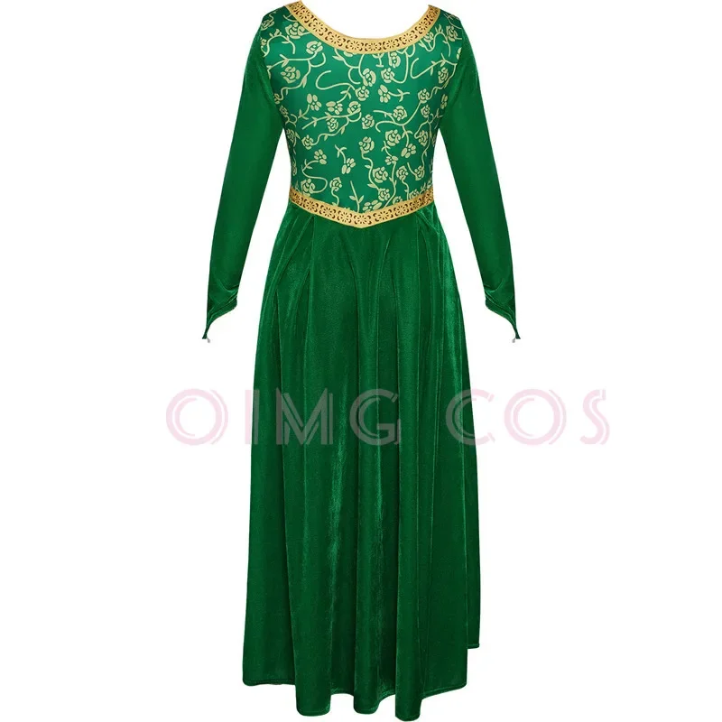 Princess Fiona Cosplay Costume Adult Carnival Anime Uniform  Halloween Party Costumes Masquerade Women Game