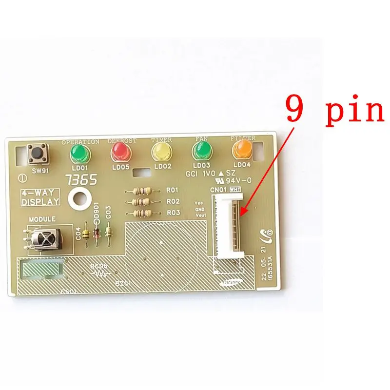 1 قطعة لأجزاء لوحة استقبال إشارة مكيف الهواء سامسونج 4-WAY DISPLAY 165531 أ