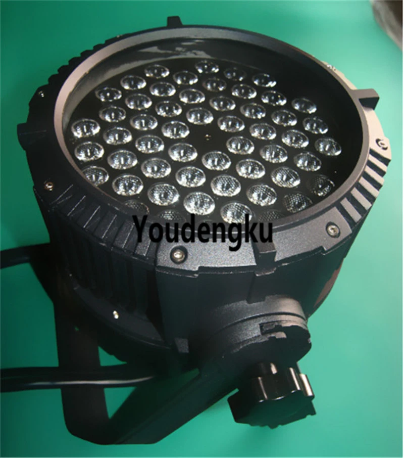

6 pieces Led Waterproof Par Stage Light 54*3w rgbw Par can Outdoor Spot Lighting Dyeing Lights