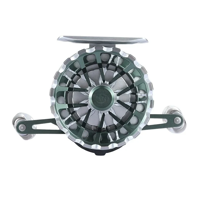 AKPROMAX Sea Raft Tyrannical President, All-metal Anti-seawater Belt Leakage Cutting Wheel Micro-lead Black Seabream Structur