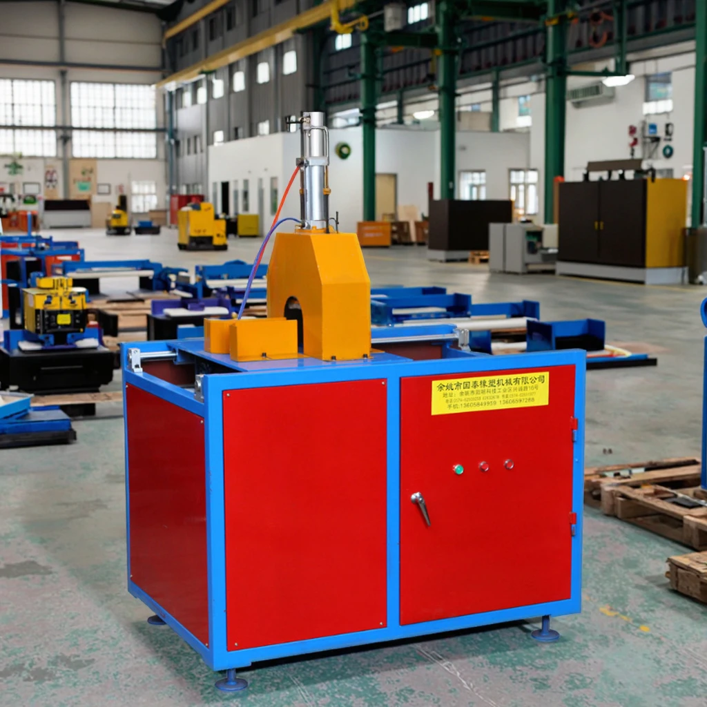 New Automatic Hydraulic Plastic Pipe Profile Cutting Machine for PP/PE/PVC with Pump Core Component High Productivity 1.1kW