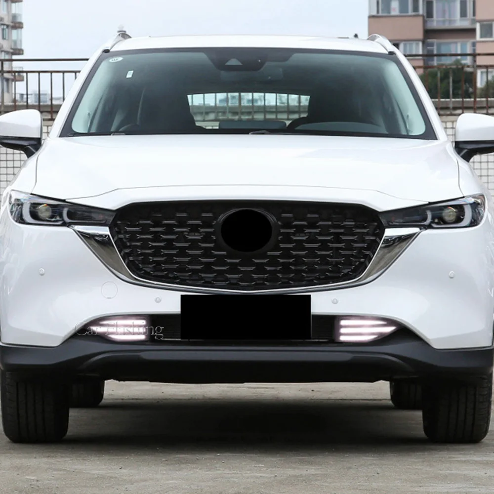 Mazda CX-5用LEDカーフォグライト,1セット,風通しの良いデザイン,2022