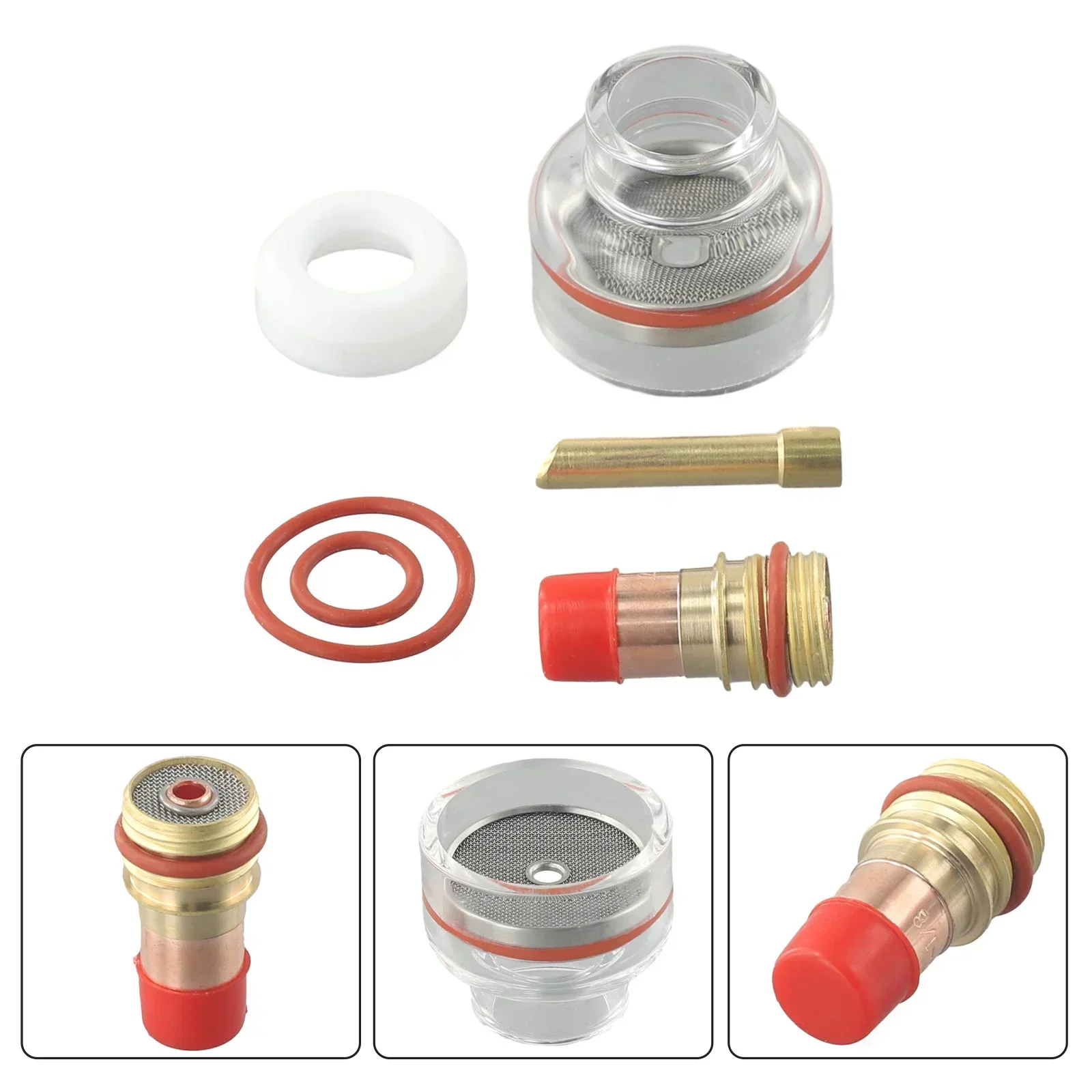 

Compact For Tungsten Needle WP Torch Kit 6Pcs Anti-corrosion Copper Collet Body High Reliability High Temperature Resistance