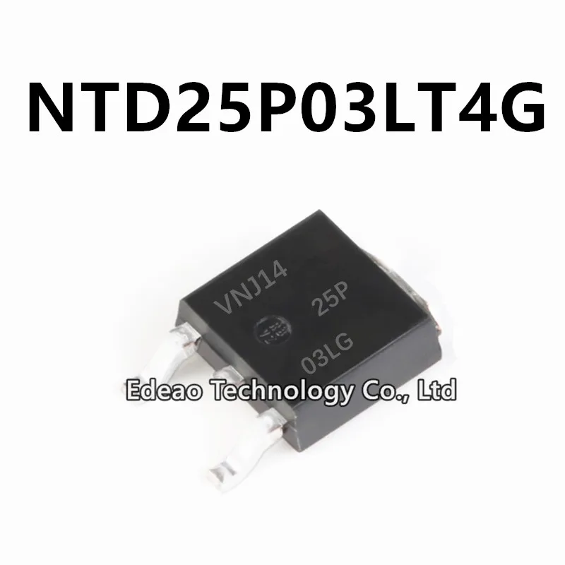 10~100Pcs/lot NEW NTD25P03LT4G TO-252 NTD25P03L NTD25P03 25P03L 25P03 25P03LG TO252 25A 30V SMD P-channel MOSFET