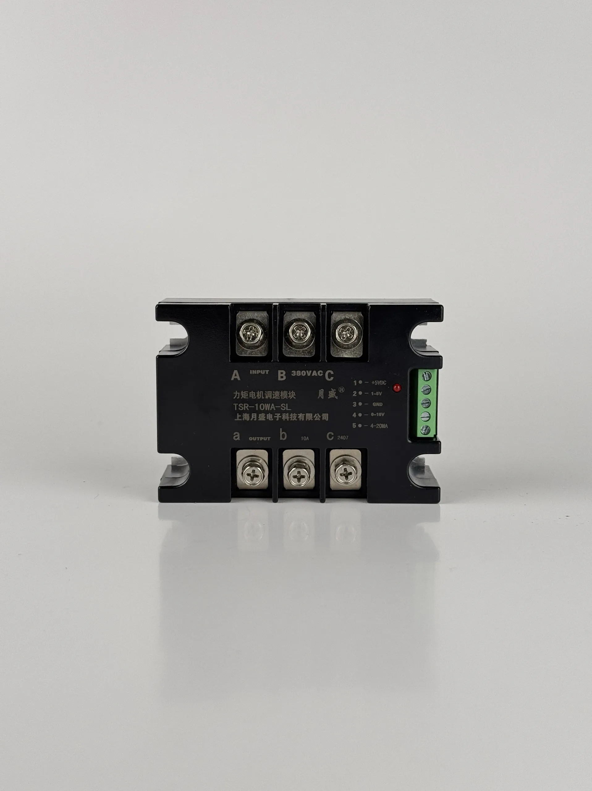 Three-phase torque motor speed regulator module TSR-10WA-SL can be connected to 4-20MA motor controller