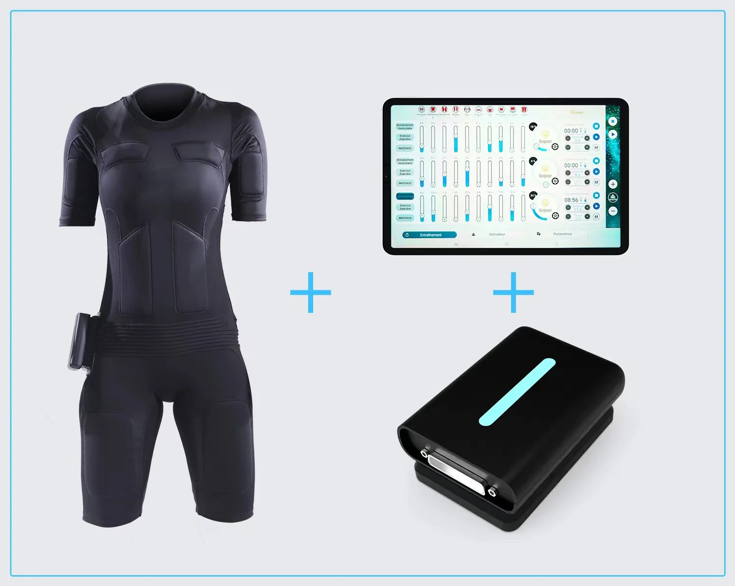 

Outdoor Training Massage Muscle Bodysuit Electronic Muscle Exerciser for Weight Loss