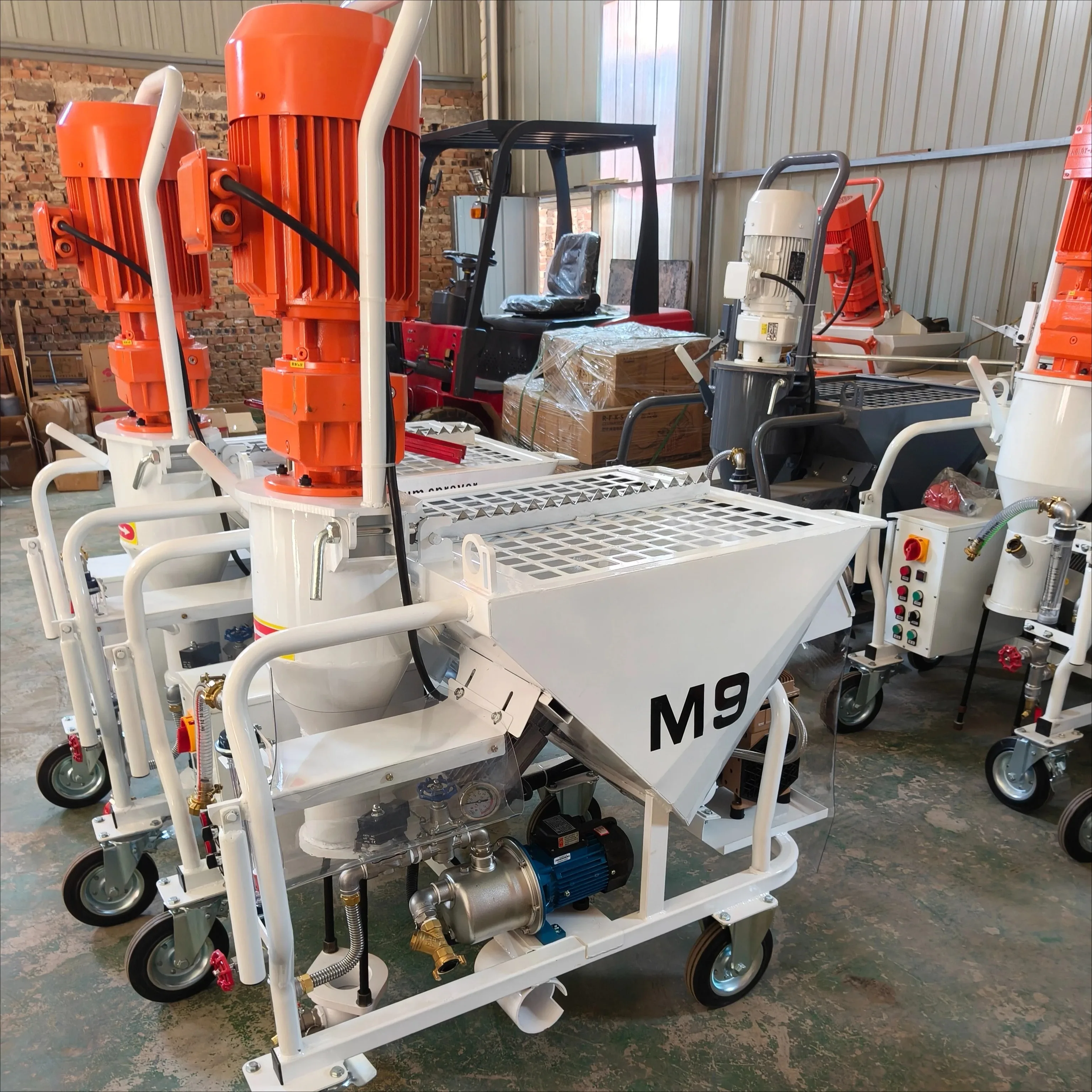 

Large Mortar Sprayer Multi-Functional Gypsum Coating Spraying Equipment Professional Construction Factory Supply