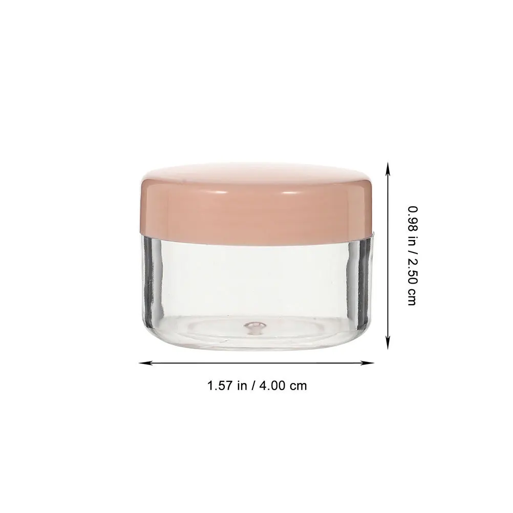 Botellas de crema vacías de 20 piezas, contenedores de viaje portátiles a prueba de fugas para crema facial, loción, bálsamo labial, tarros para el cuidado de la piel, 20Ml