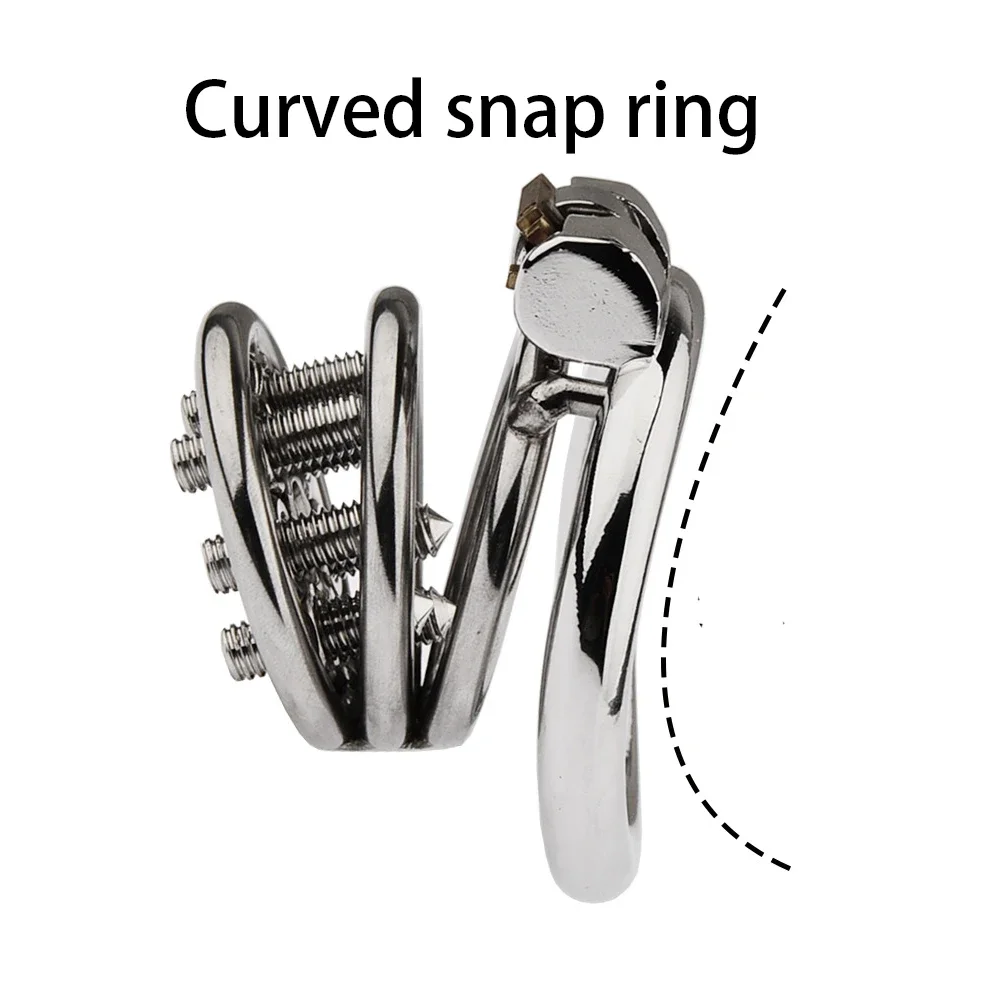 Male Chastity Device Metal Cock Cage Erotic Urethral Lock Sex Toys For Men Gay Bondage Belt Penis Ring Alternative Adult Toy 18+