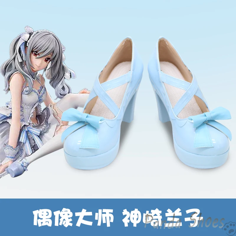 Game Rebellion Kanzaki Ranko Cosplay Shoes Anime Cos Comic Cosplay Costume Prop Shoes for Con Halloween Party