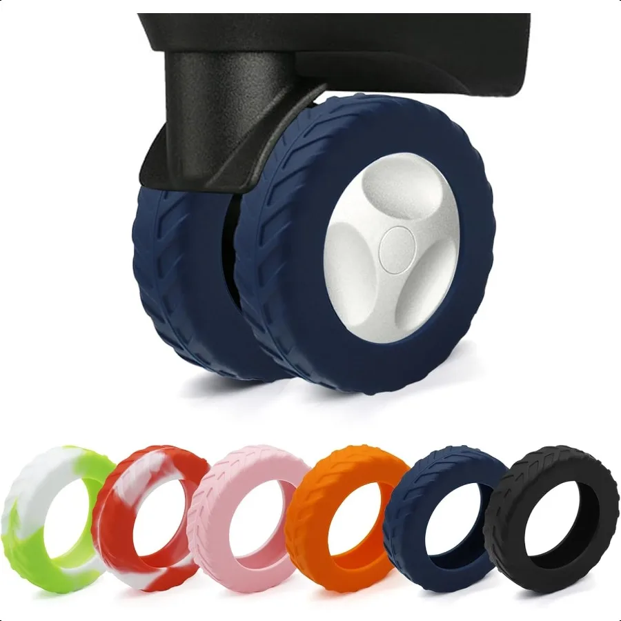 

Lage Compartment Wheel Protection Cover Upgraded 8Pack Anti Dust Scratch Noise Reduction Carry On Travel Suitcase Wheel Protect
