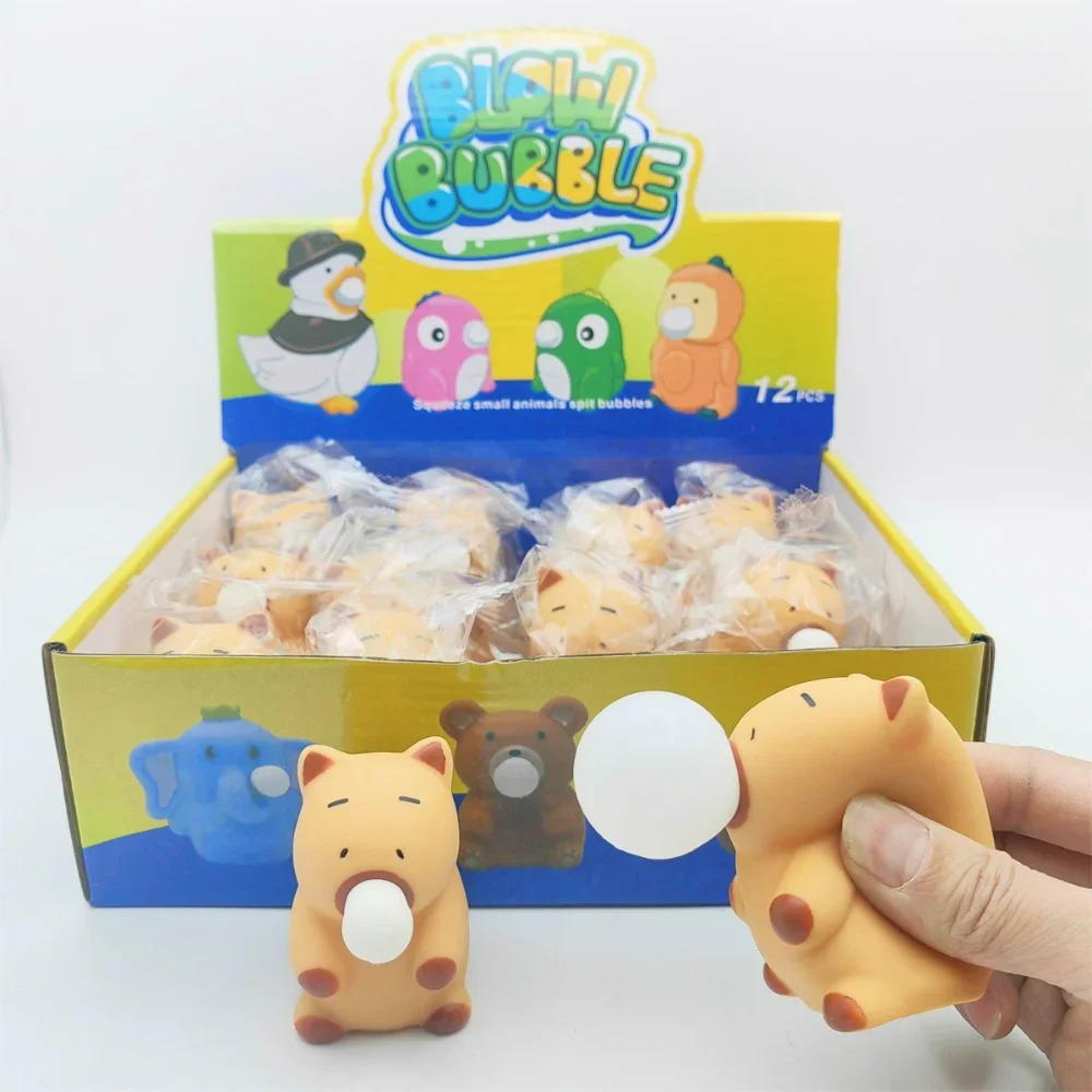 

Новая забавная игрушка-капибара, игрушка для выдувания пузырей, снятие стресса, мини-вентиляционные игрушки, мягкая новая игрушка для беспокойства, уникальные подарки