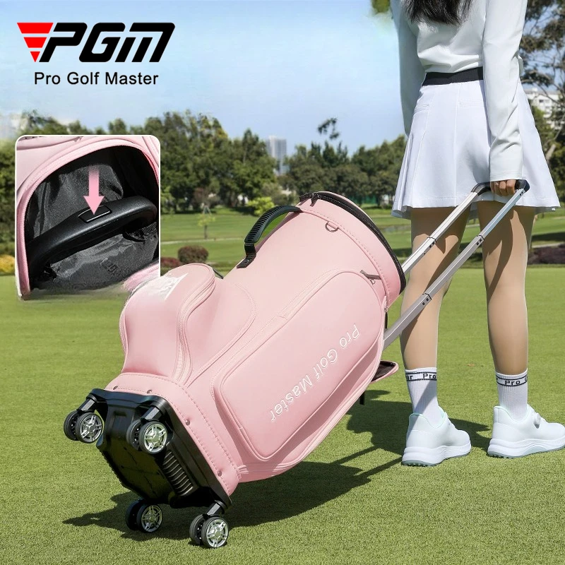 

PGM Women Golf Bags Four-wheel Aviation Travel Lightweight Portable Clothing Bag YWB051