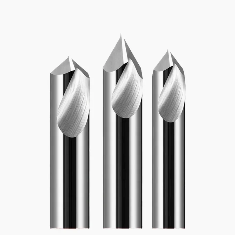 5PCS Spot Drill Bit Point Angle 60 90 120 Degree for Machining Hole Drill Chamfering Tools Tungsten Carbide End Mill Steel AL