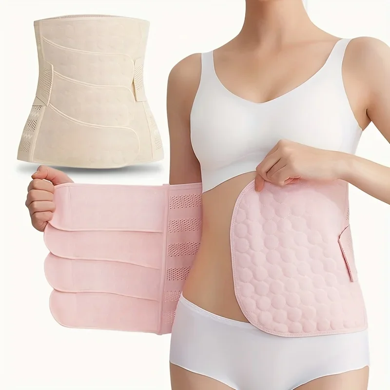 Ceinture abdominale post-partum – Entraîneur de taille doux et confortable réglable pour femmes, idéal pour les besoins de récupération postnatale et de mise en forme du corps