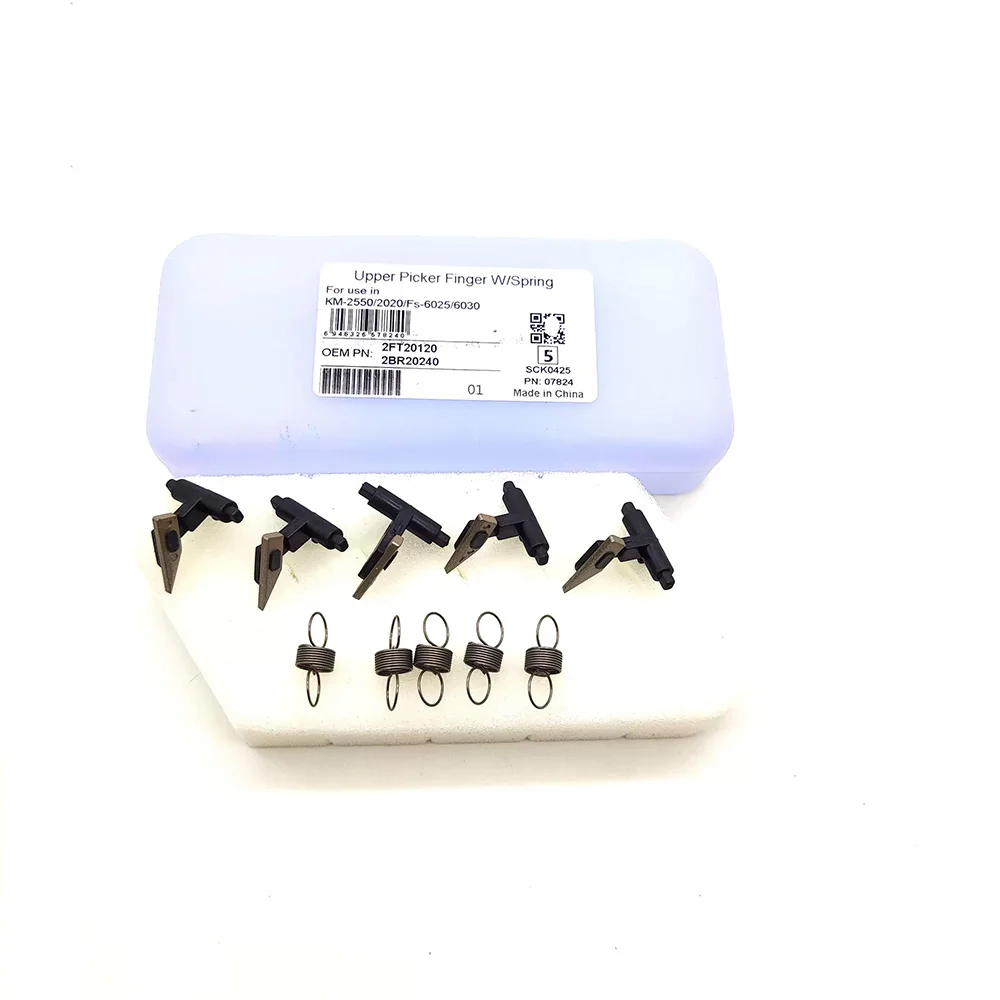 1set 5X High Quality for CET Fuser Upper Pickup Finger With Spring for Kyocera KM-1620 KM-1650 KM-2050 KM-2550 KM-1635 KM-2035