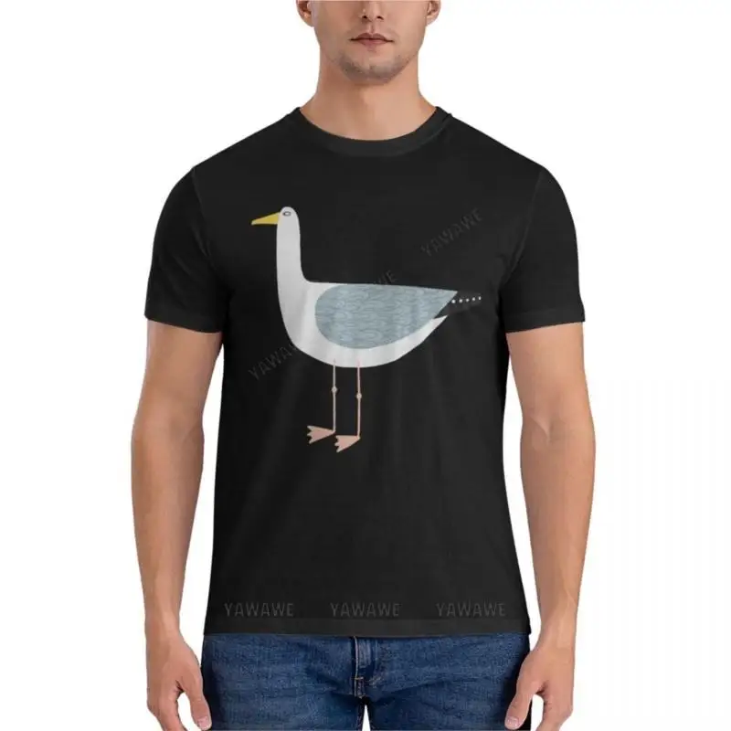 Seagull Standing Classic T-Shirt funny t shirts for men hippie clothes sports fan t-shirts customized t shirts