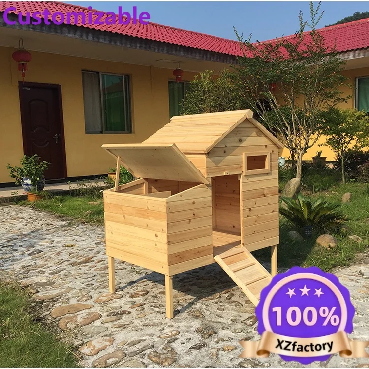 Customizable With Solid Pattern Button Closure Safe & Healthy Materials for Pets & Furniture Large Wooden Eco-Friendly Chicken C